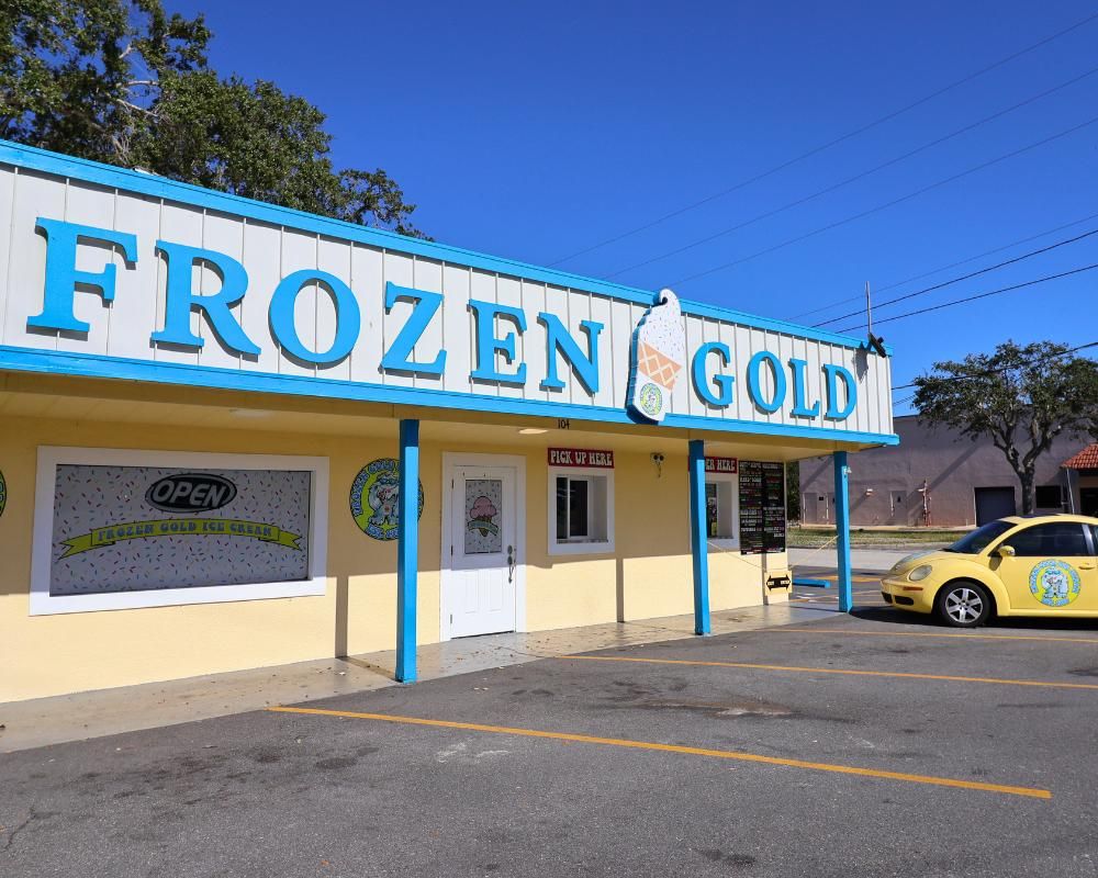 frozen gold ice cream parlor