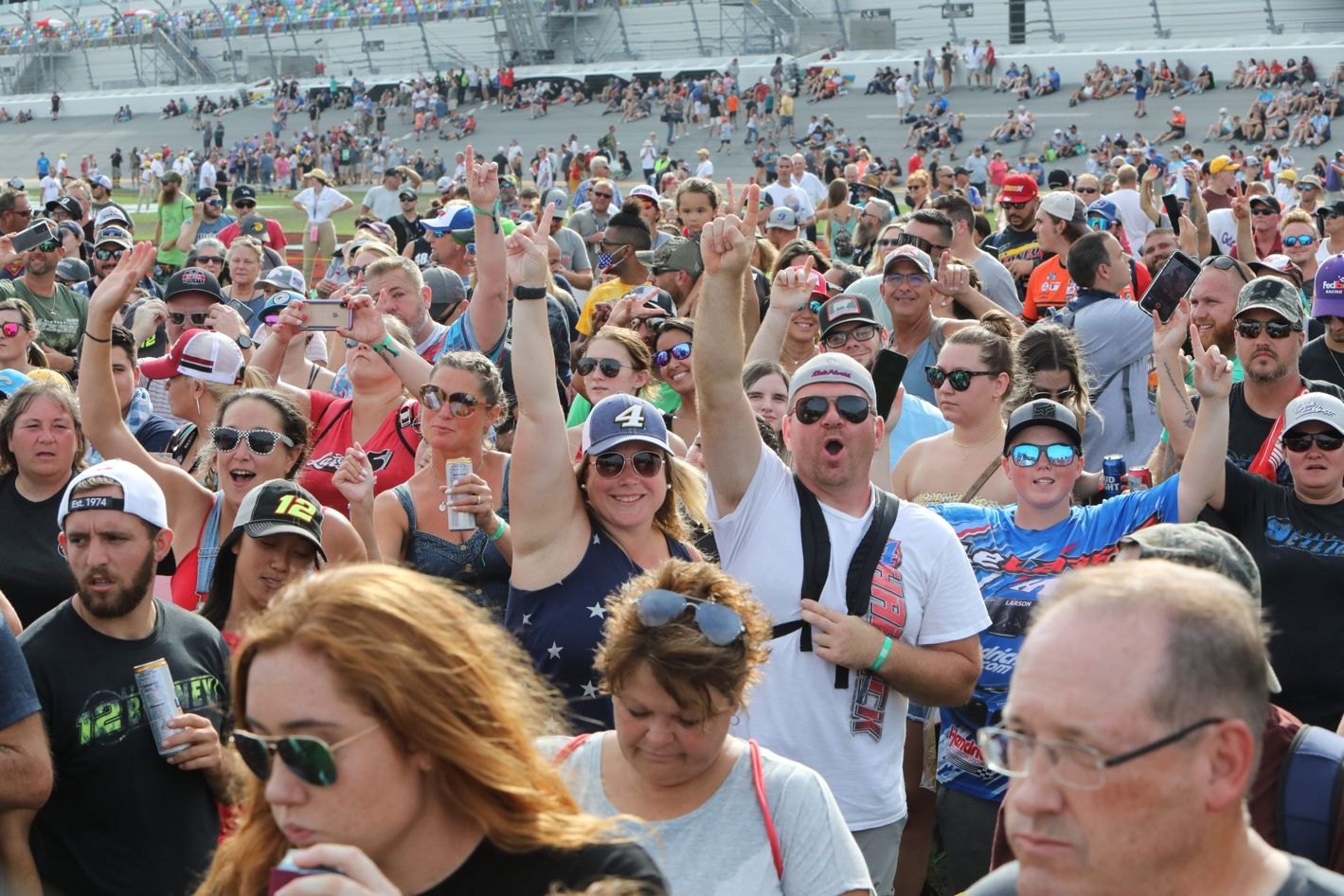 Families at the Daytona 500