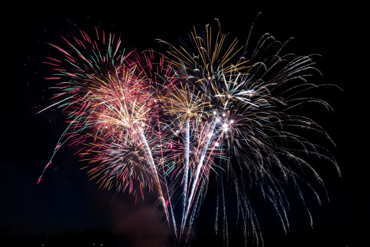 Fireworks in New Smyrna Beach