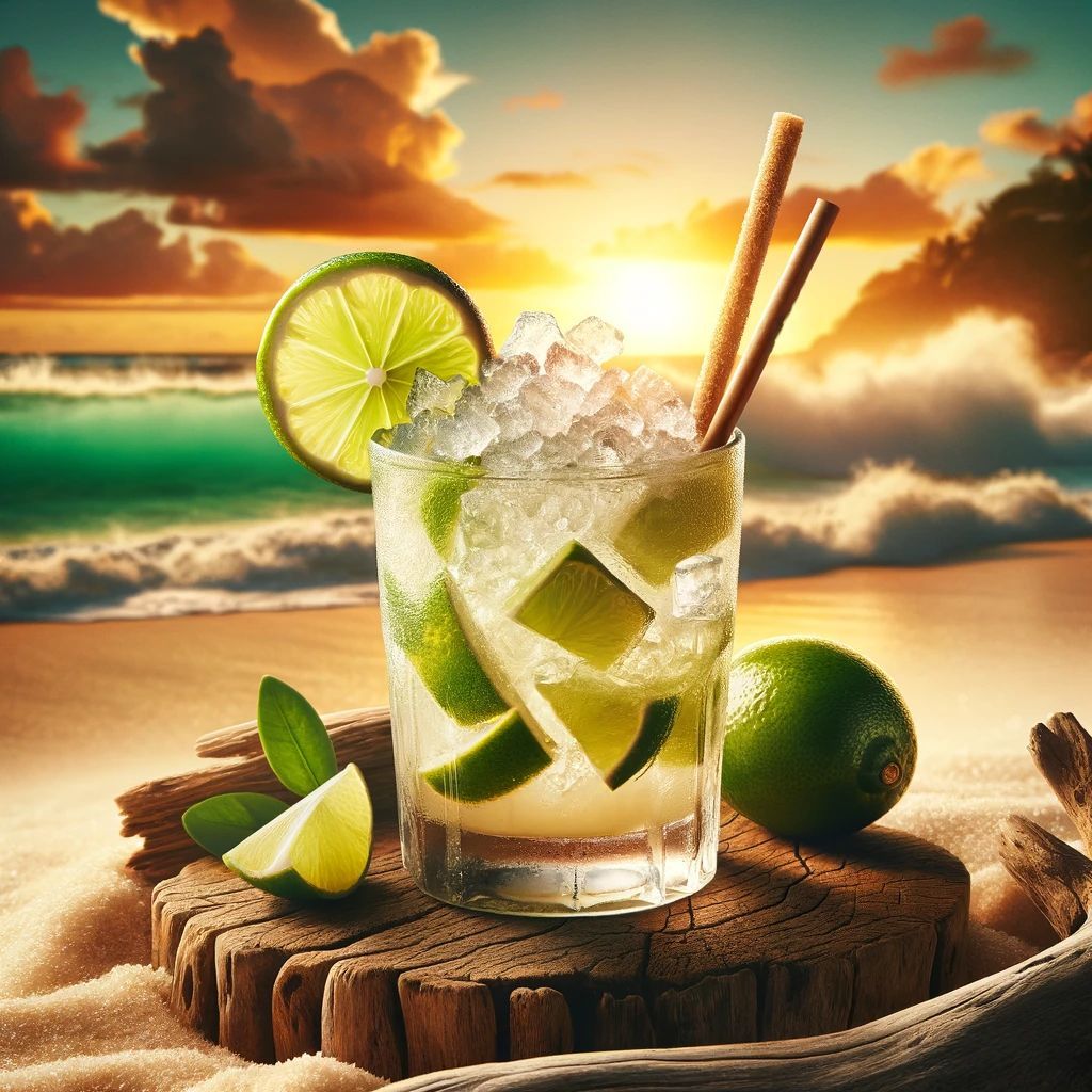 Caipirinha Beach Cocktail in New Smyrna Beach