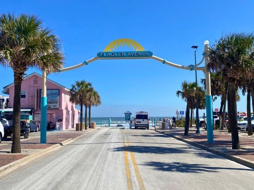 Flagler Avenue Sign | Things to do in NSB