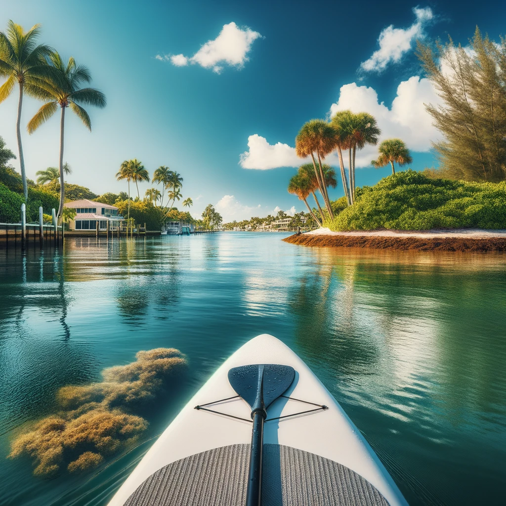 Paddle Boarding in New Smyrna Beach