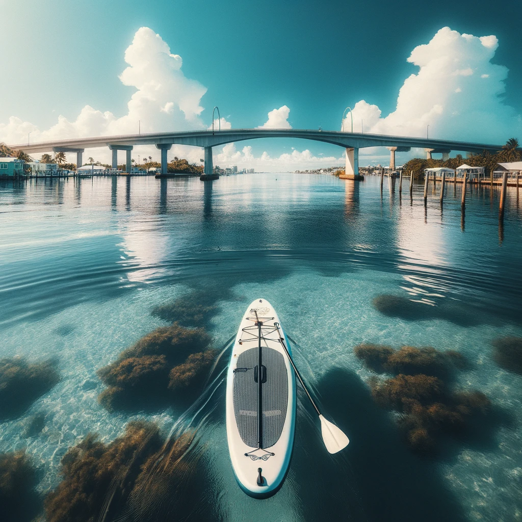 Paddle boarding in NSB