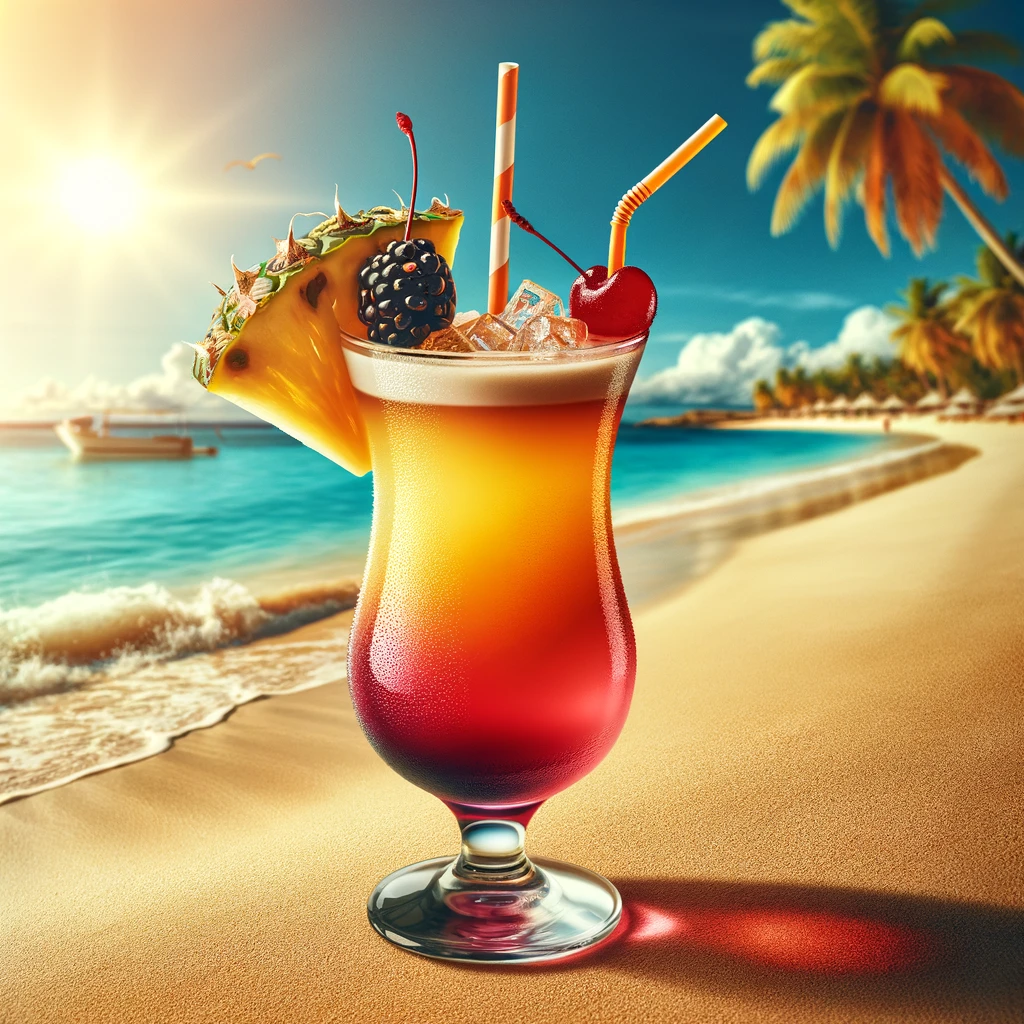 Best Rum Runner Beach Cocktail