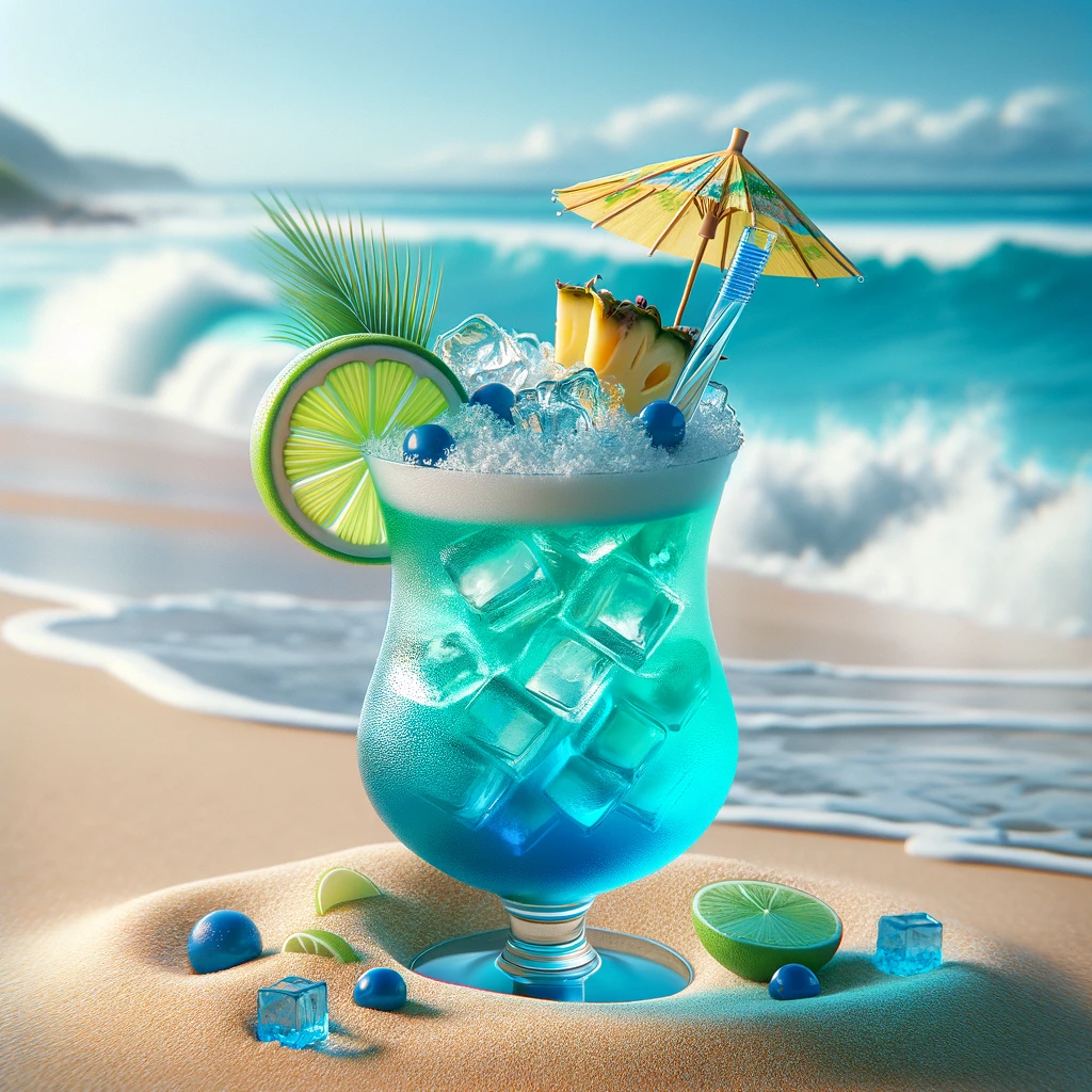 surfs up beach coctail